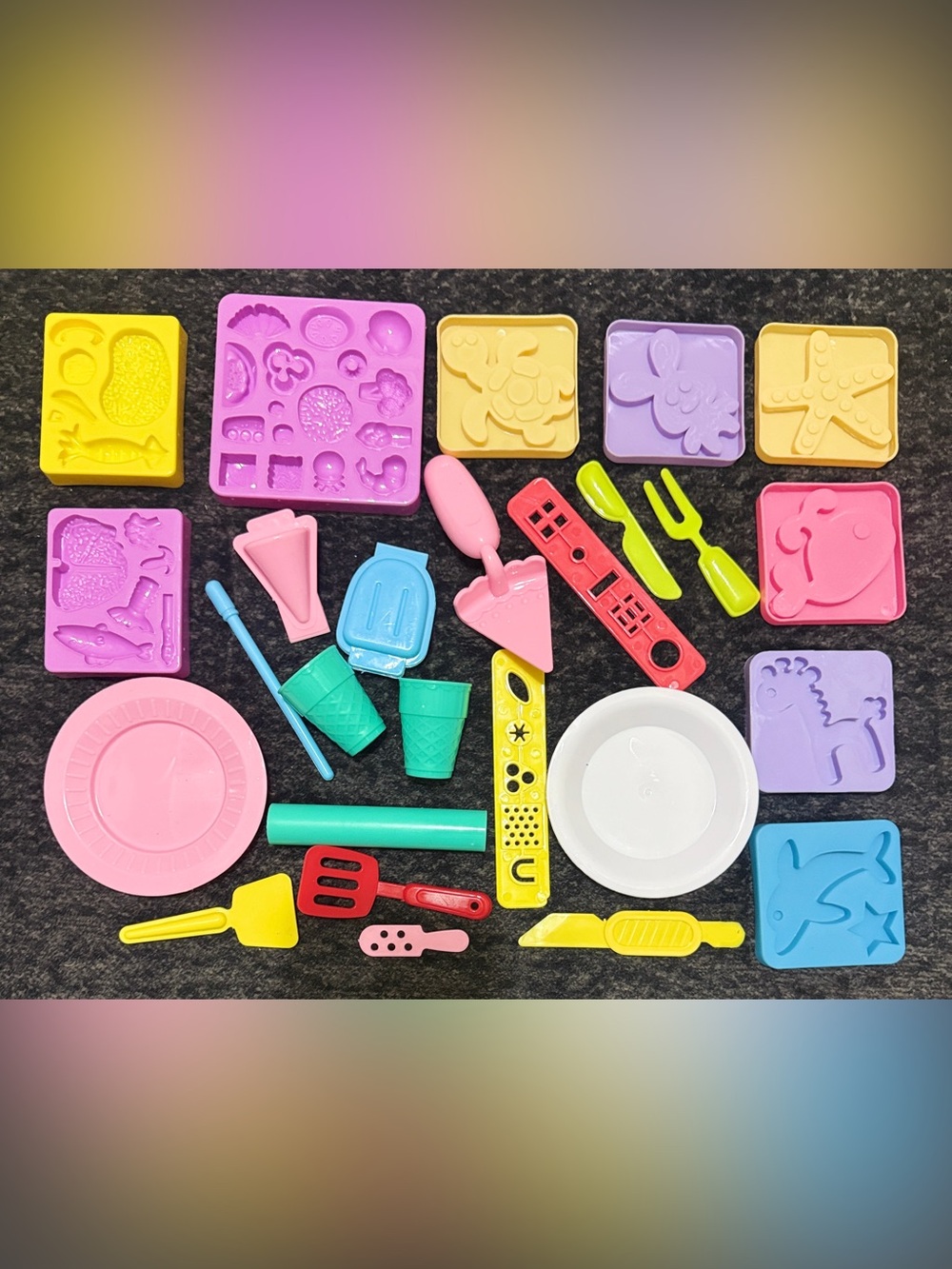 Kids Play Kitchen Tool Set - Molds & Accessories